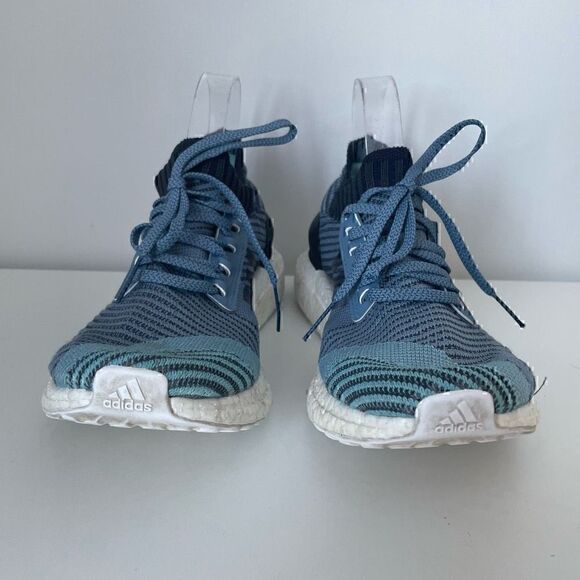 Adidas UltraBoost X Parley Womens Size US 7.5 Blue Running Shoes AQ0421 - Picture 3 of 12